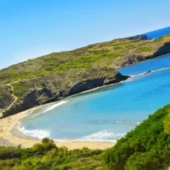 Descubre la hermosa Cala Tortuga al noreste de Menorca