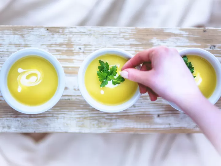 sopa de puerro y zanahoria