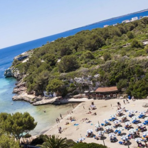 Cala en Blanes, la playa más familiar de Ciutadella de Menorca