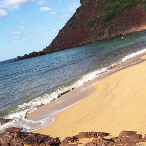 Cala Pilar, Spiaggia Vergine a Nord di Minorca - Isola di Minorca