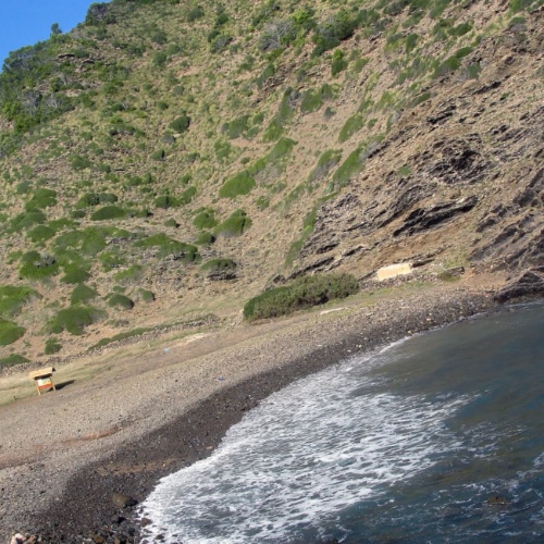 Ferreries, la spiaggia di Ets Alocs a nord di Minorca