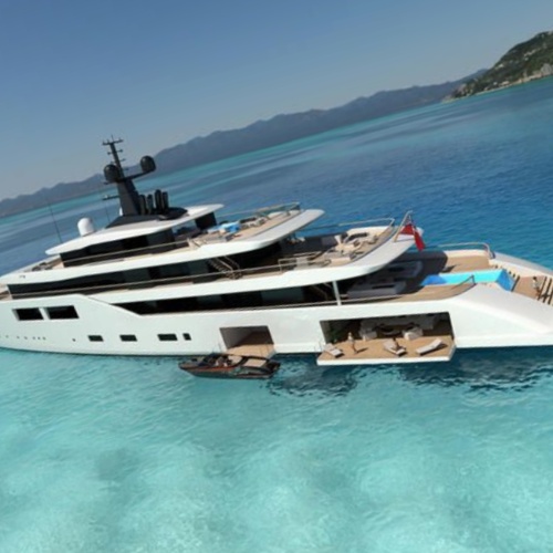 Lo spettacolare yacht di lusso, Oceanco DreAMBot è a Minorca