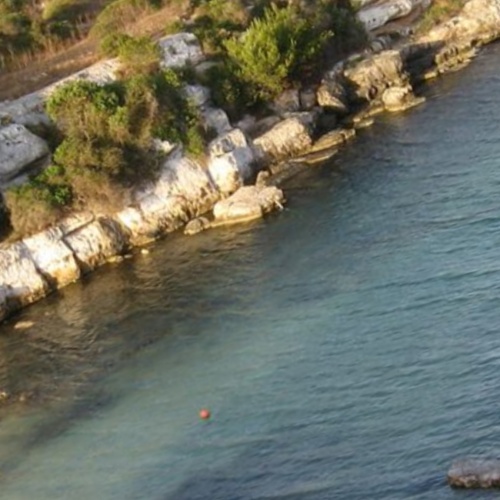 Spiagge di sabbia bianca e fine a sud di Minorca vicino a Mahon